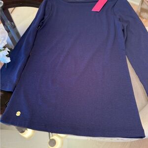 Lily Pulitzer Navy Long Sleeve Top NWT